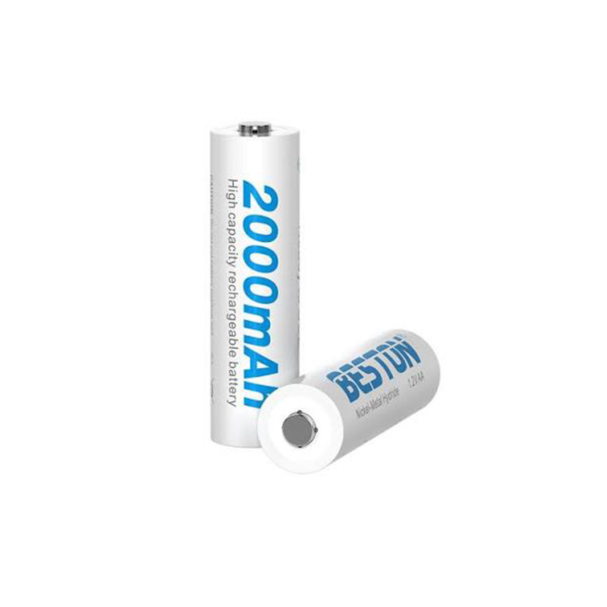 باتری قلمی شارژی بستون Beston AA 2000mAh بسته ۲ عددی